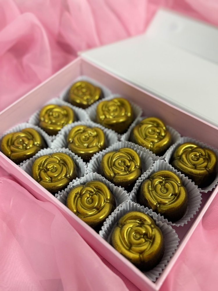 Bombons Rosa Dourada (12 un)